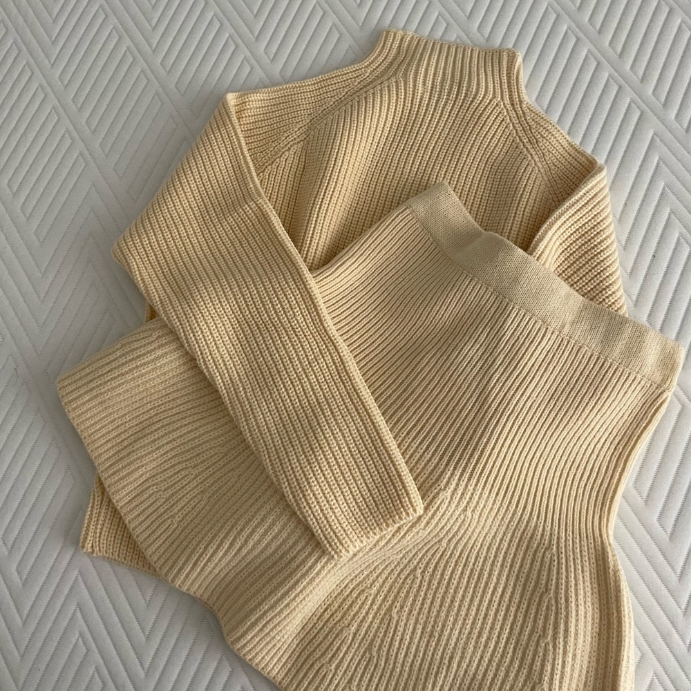 Zara Cream Knit Set NWT